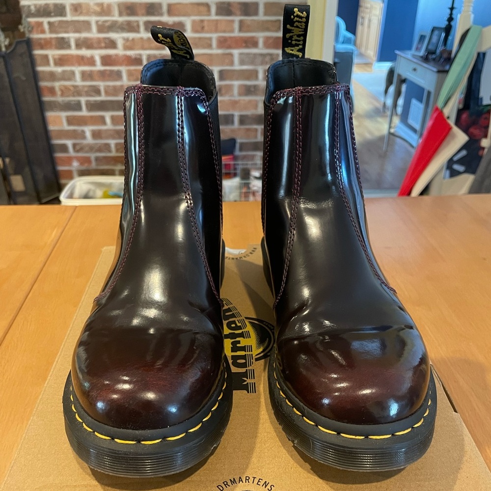 Dr. Marten’s Arcadia Chelsea Boots Cherry Red Boots